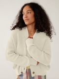 Fisherman Cardigan - Ivory