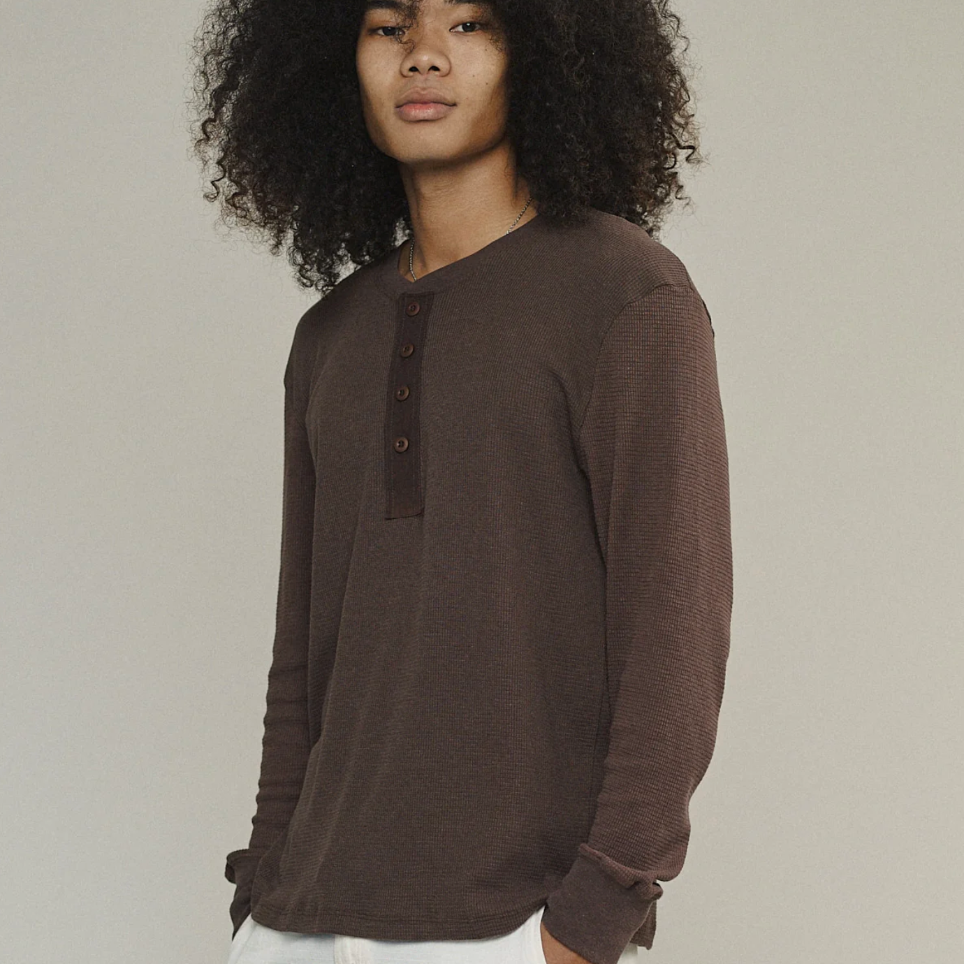 Owl Henley Tee