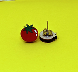 Tomato Stud Earrings