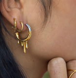 Mixed Metal Rain Hoops