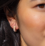 Pearl Mini Dot Hoops