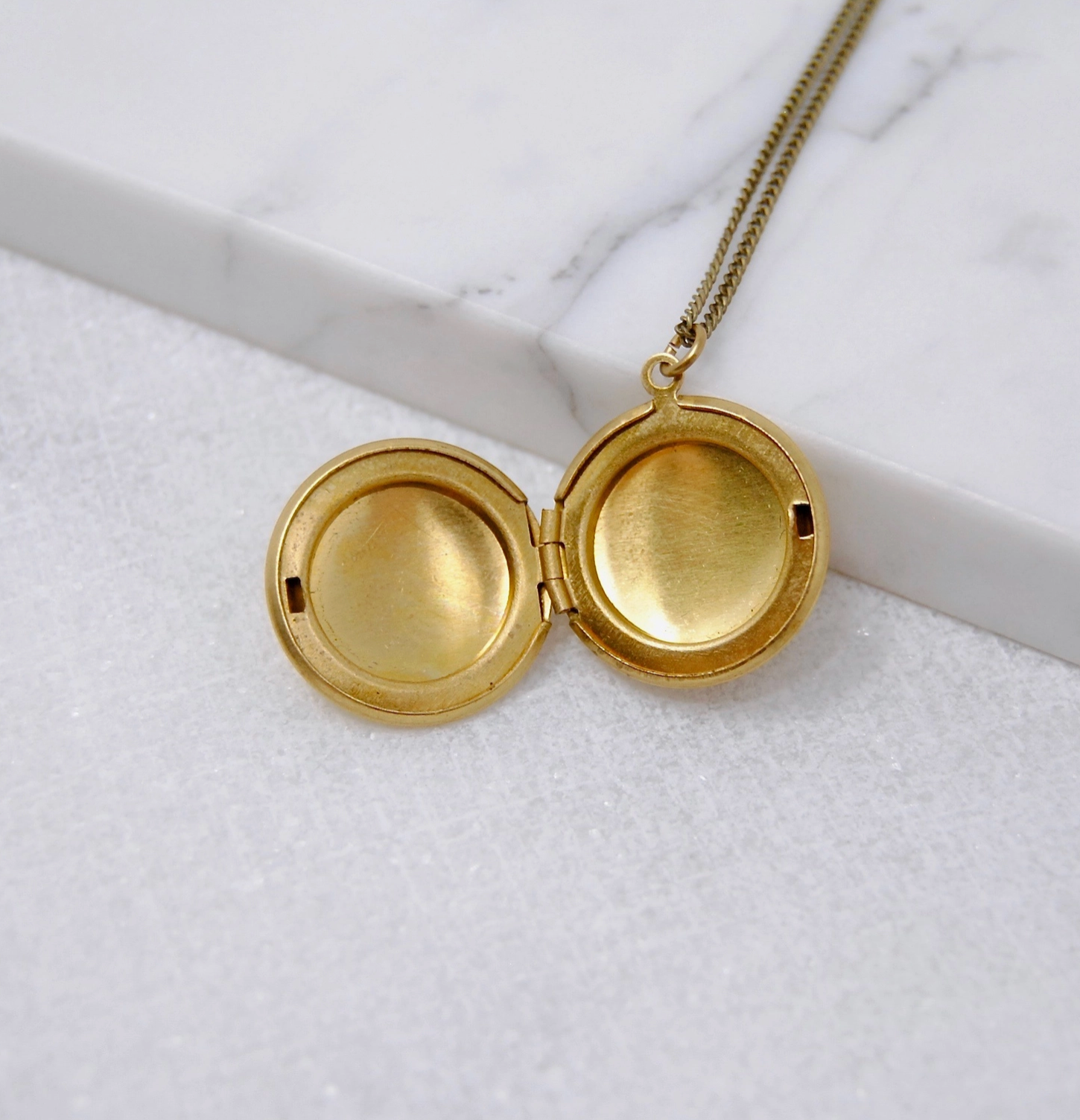 Round Locket Necklace
