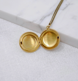 Round Locket Necklace