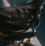 Leather Moon Sling Bag