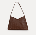 Leather Crisscross Handbag
