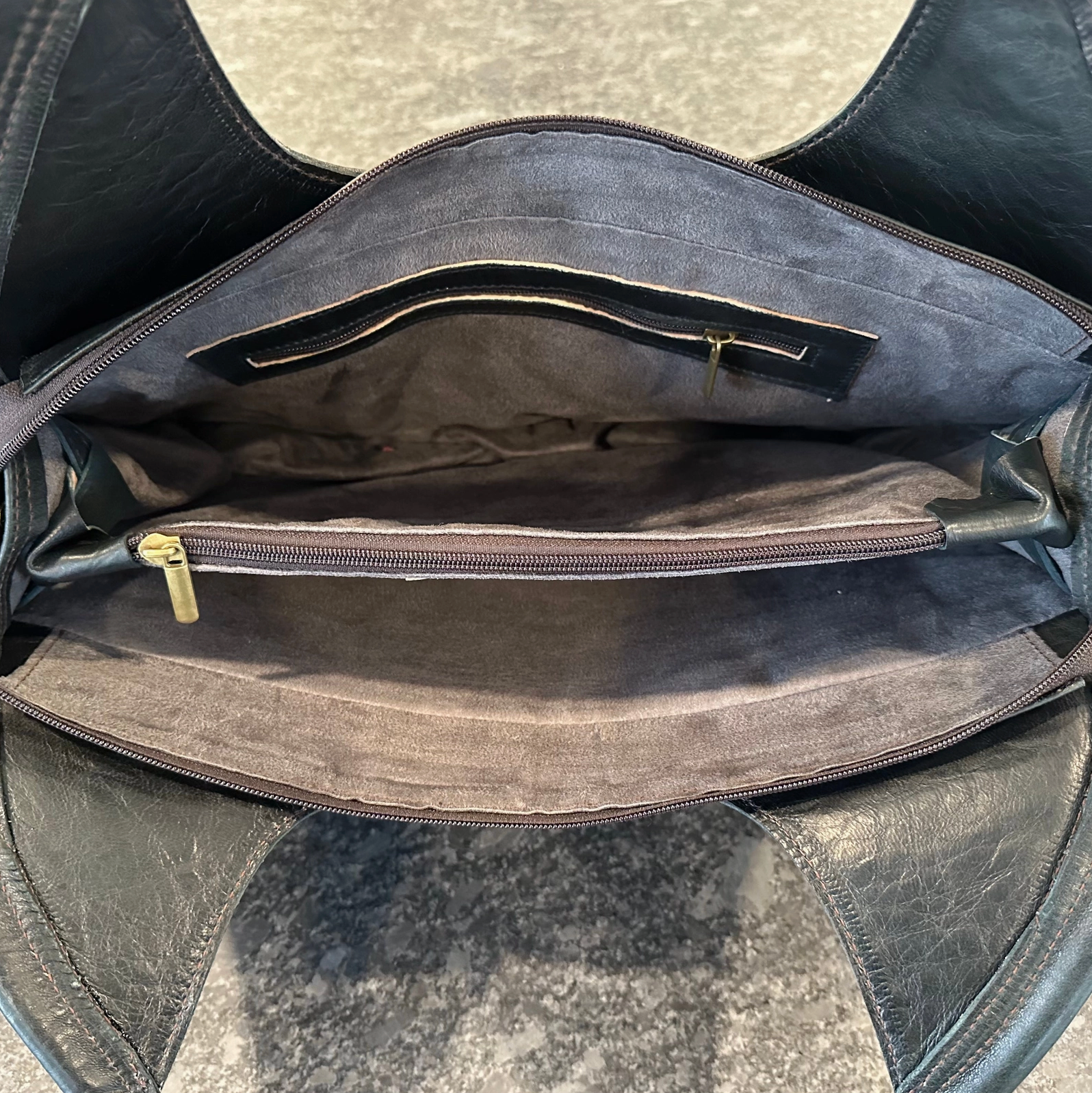 Leather Circle Purse