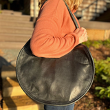 Leather Circle Purse