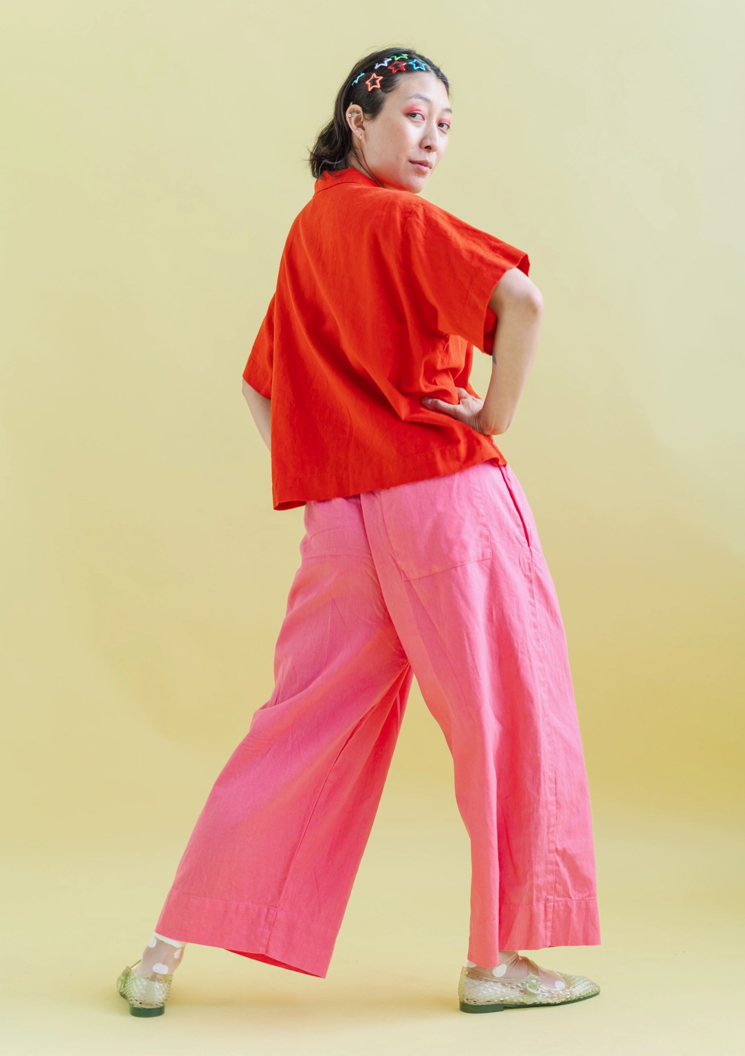Bubblegum Wide Leg Pant