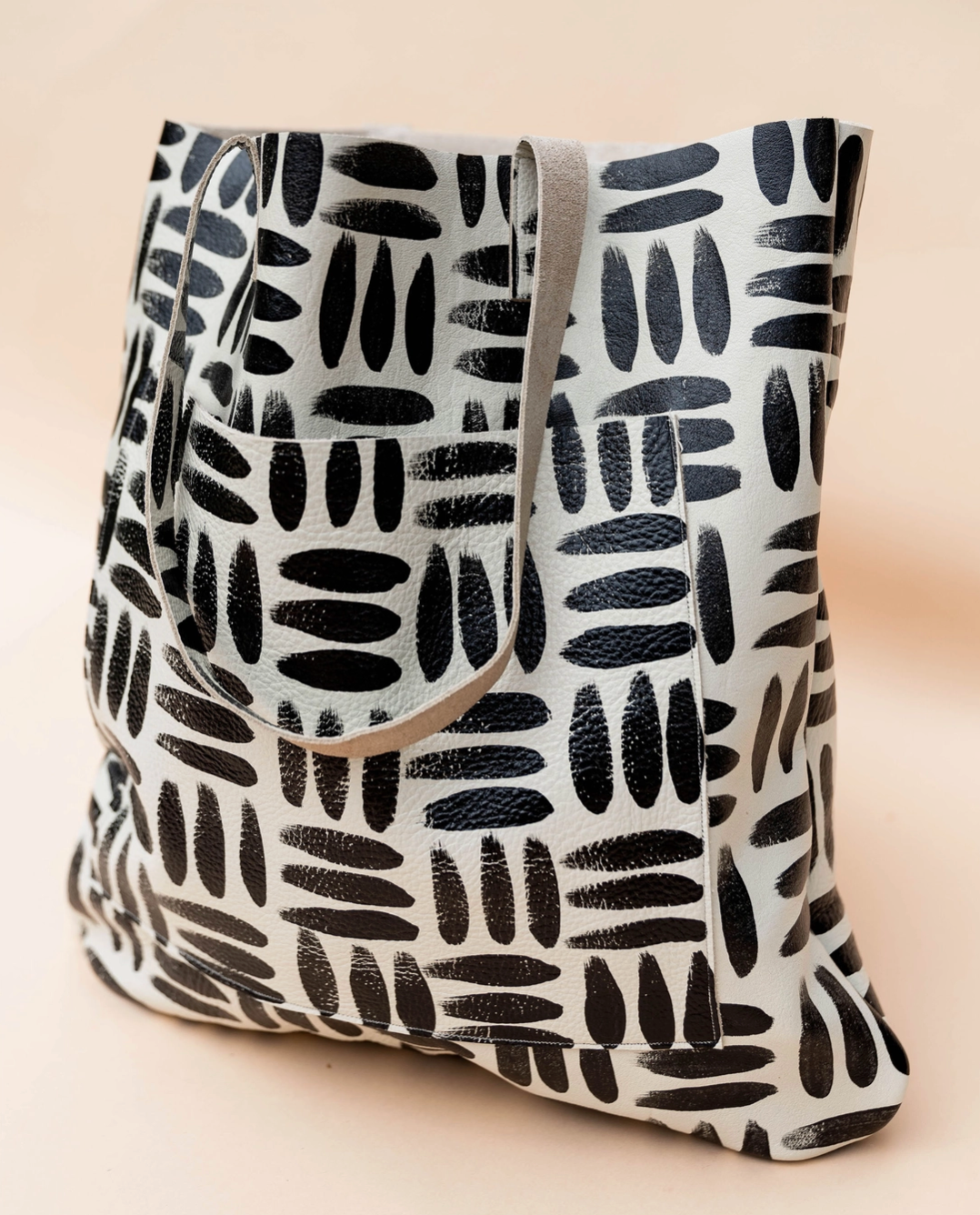 Leather Market Tote