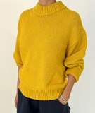 Zoe Cotton Sweater - Honey