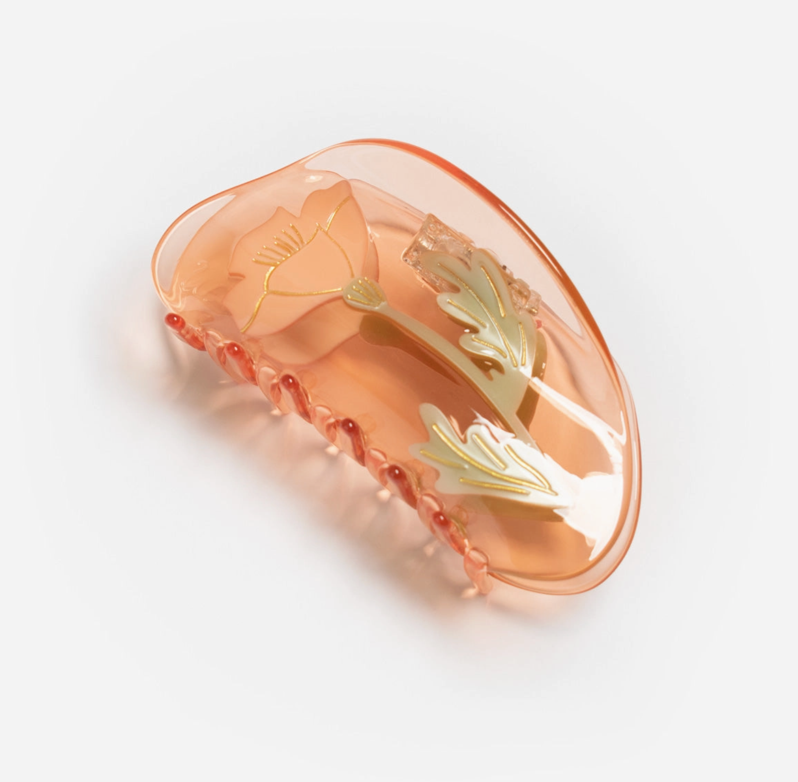 California Poppy Wildflower Hair Claw