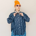 Floral Chambray Button Up