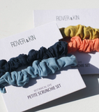 Botanical Dye Petite Scrunchies - Set of 2