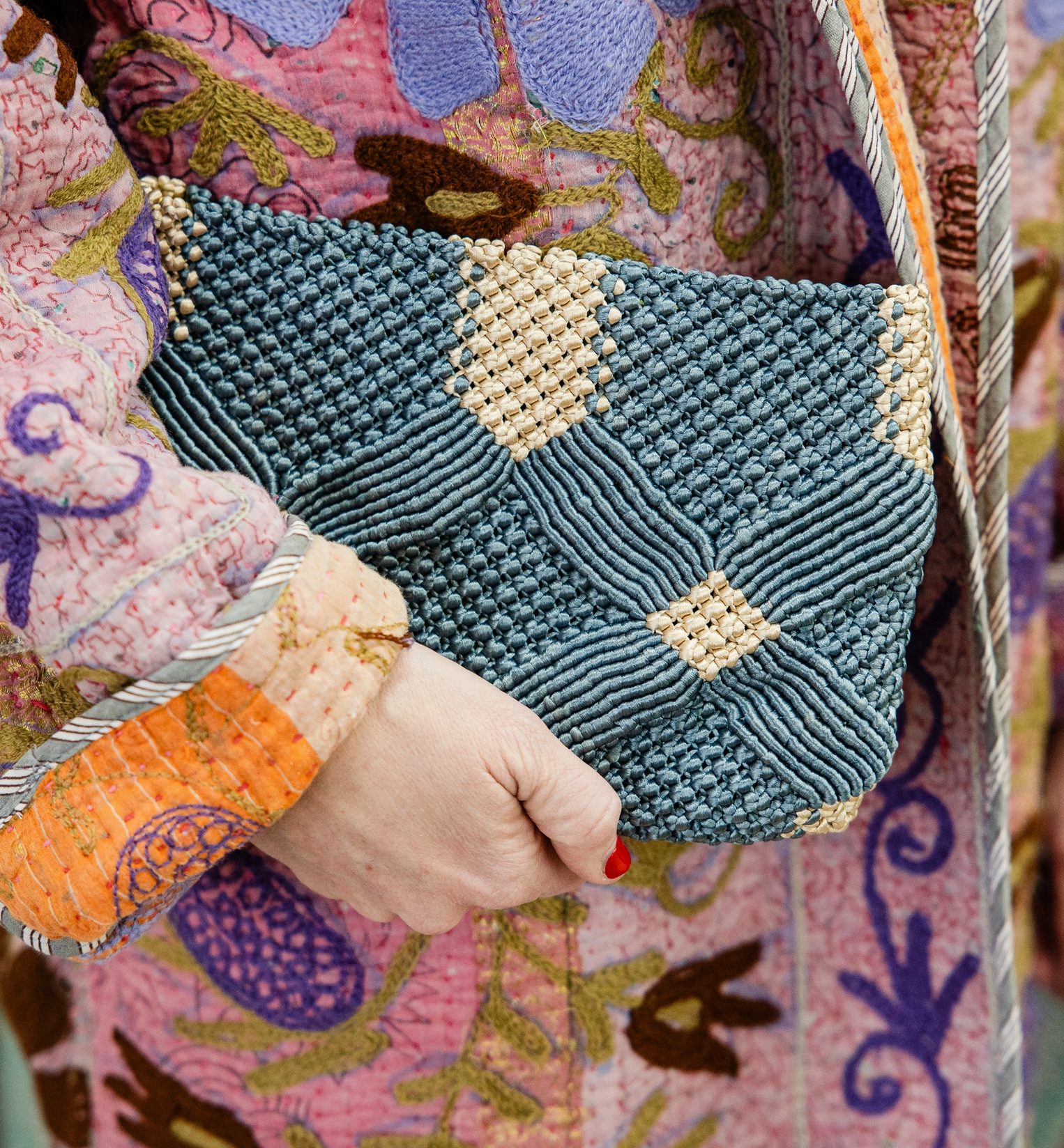 Handmade Macramé Clutch