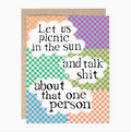 Let's Picnic and Talk Shit Card