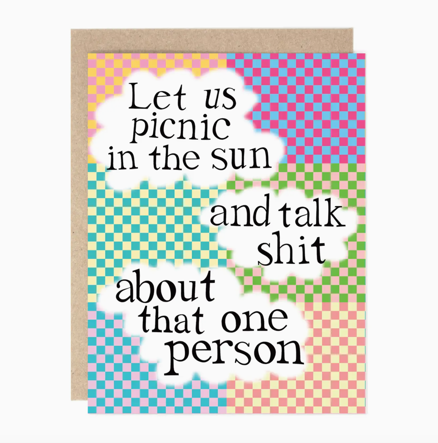 Let's Picnic and Talk Shit Card