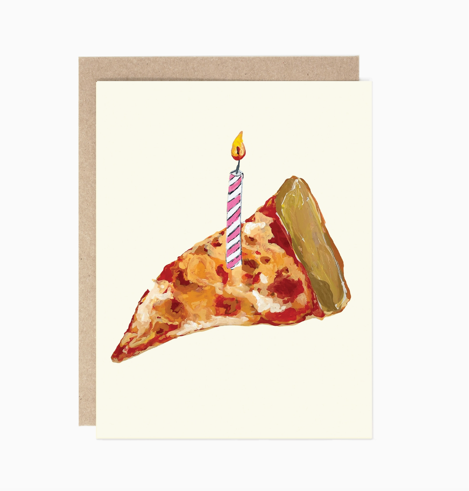 Birthday Pizza Slice Card