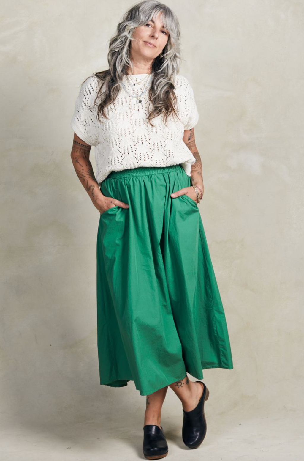 Fawn Skirt Poplin