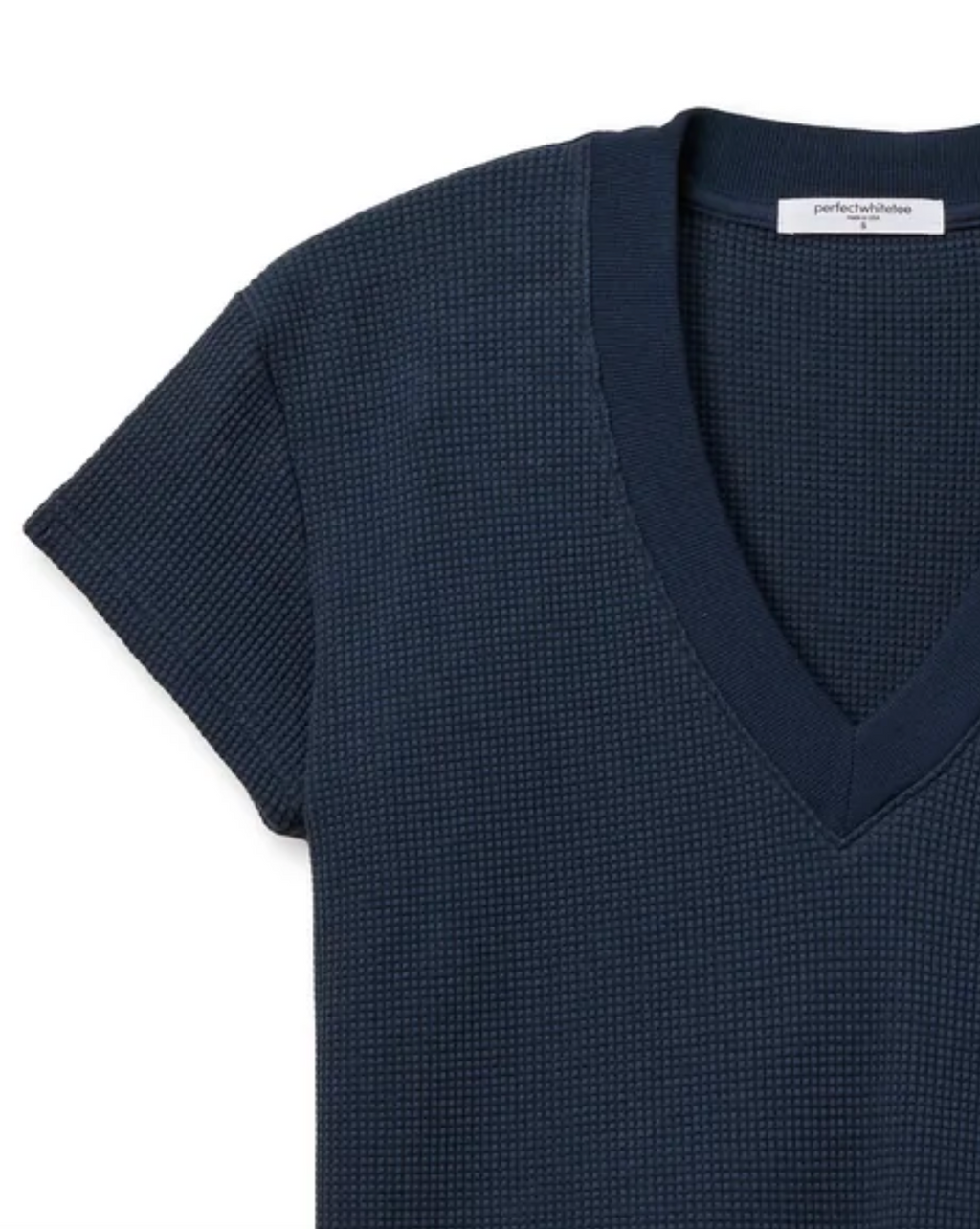 Jada Waffle V-Neck
