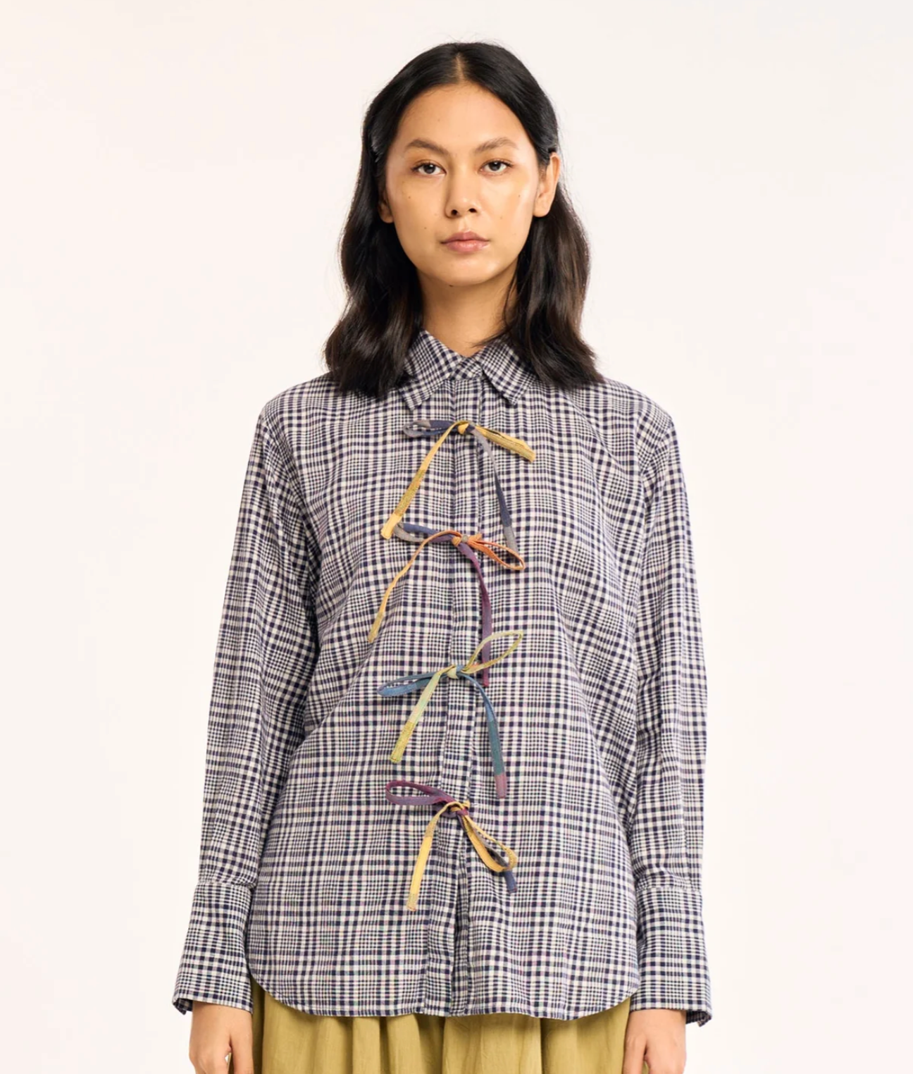 Alma Shirt - Kelp Chex