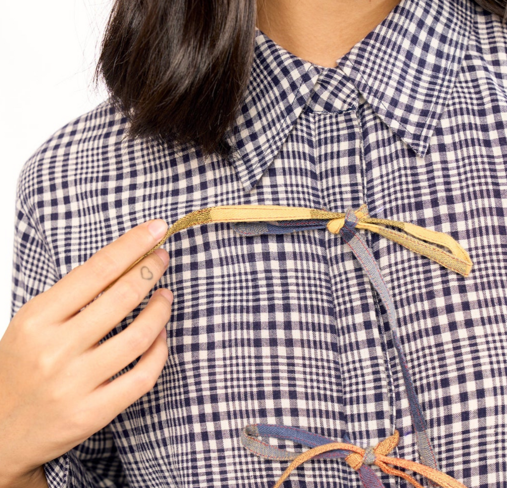Alma Shirt - Kelp Chex
