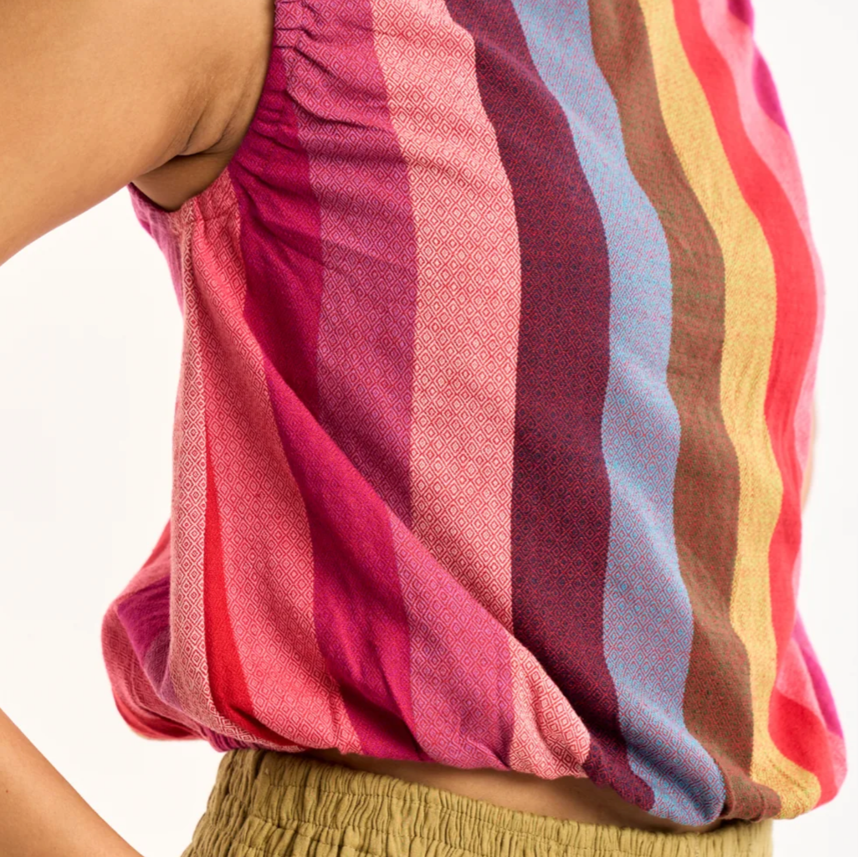 Field Top - Margo Stripes