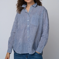 Good Boyfriend Shirt - Navy Stripe