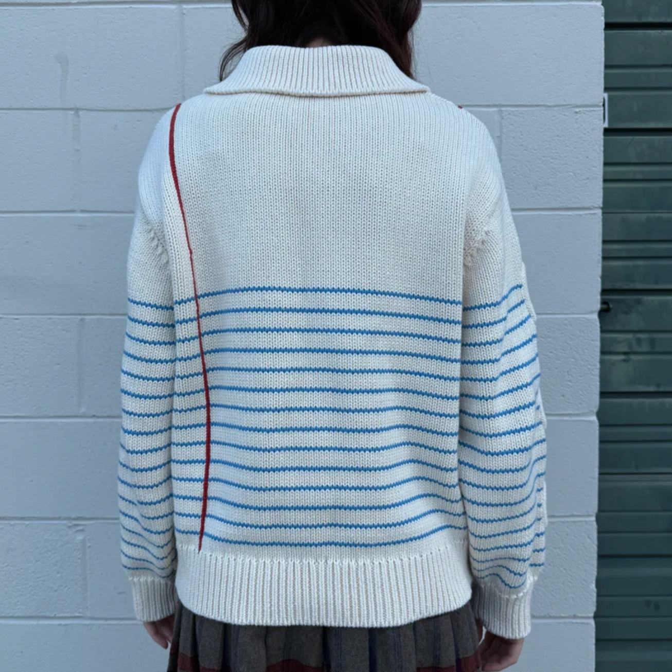 Sheet of Paper Knit Sweater