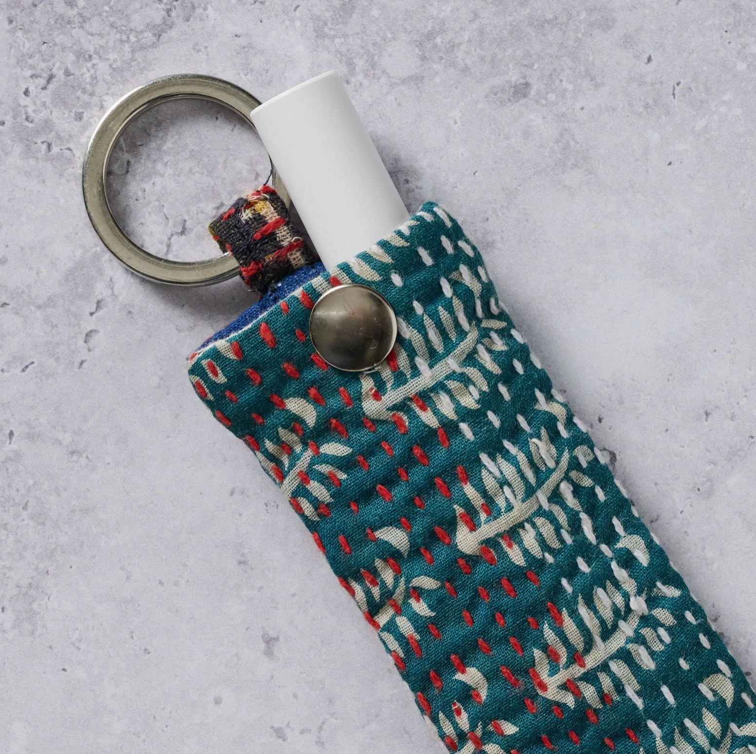 On the Go Lip Balm Holder Keychain - Assorted