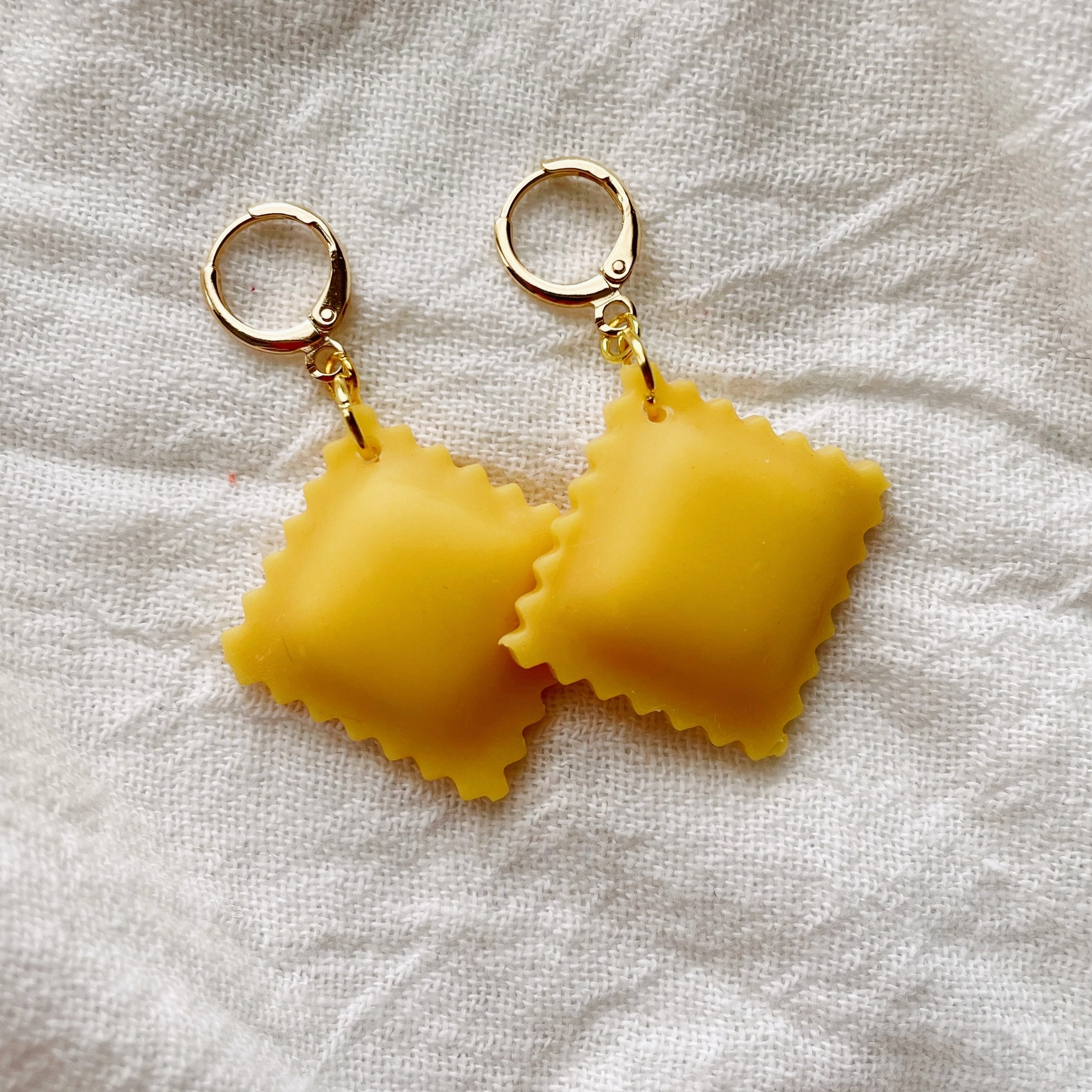 Holy Ravioli Dangle Earrings
