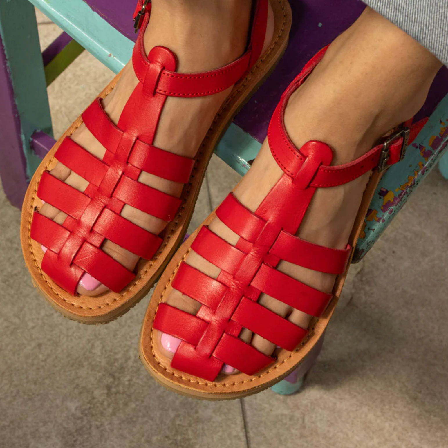 CHILAQUILÓN Fisherman Sandal - Rojo