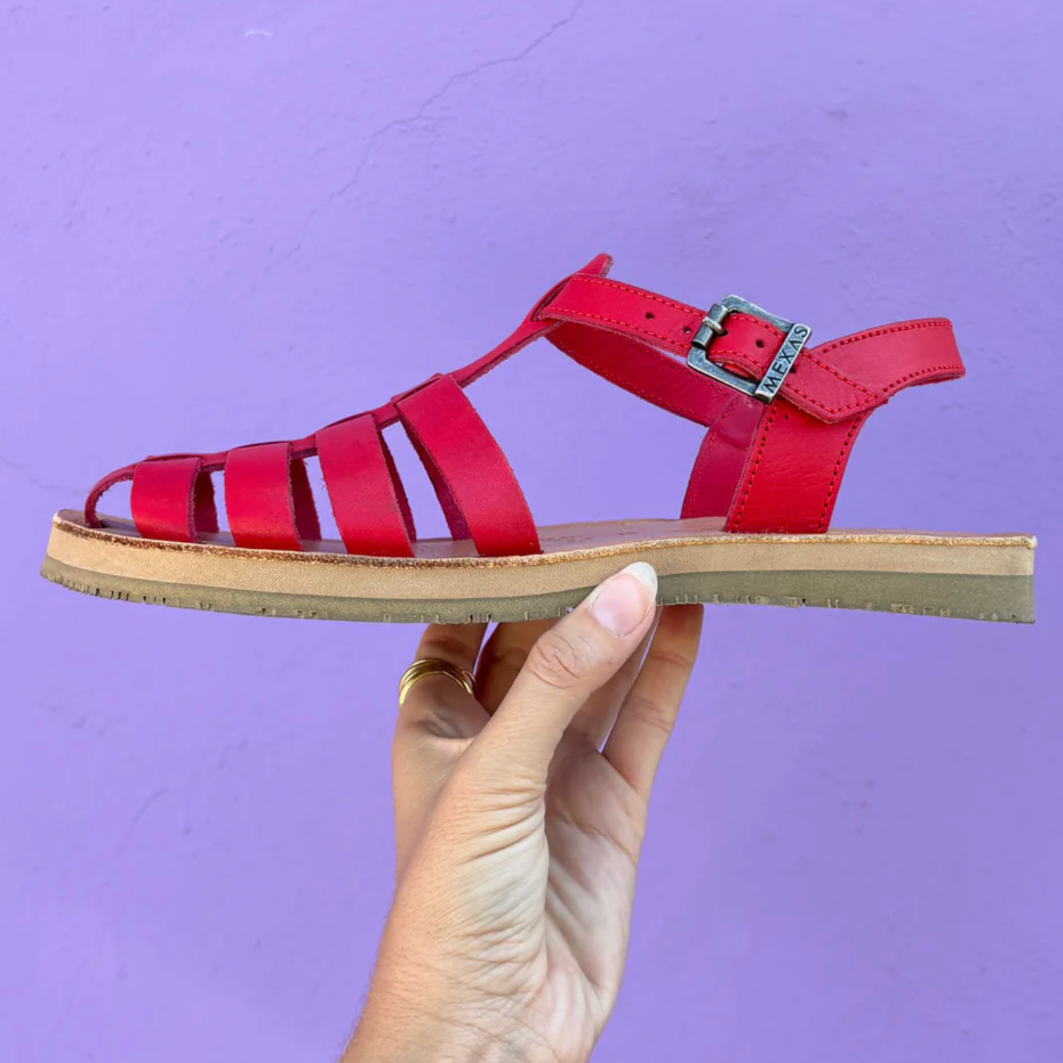 CHILAQUILÓN Fisherman Sandal - Rojo