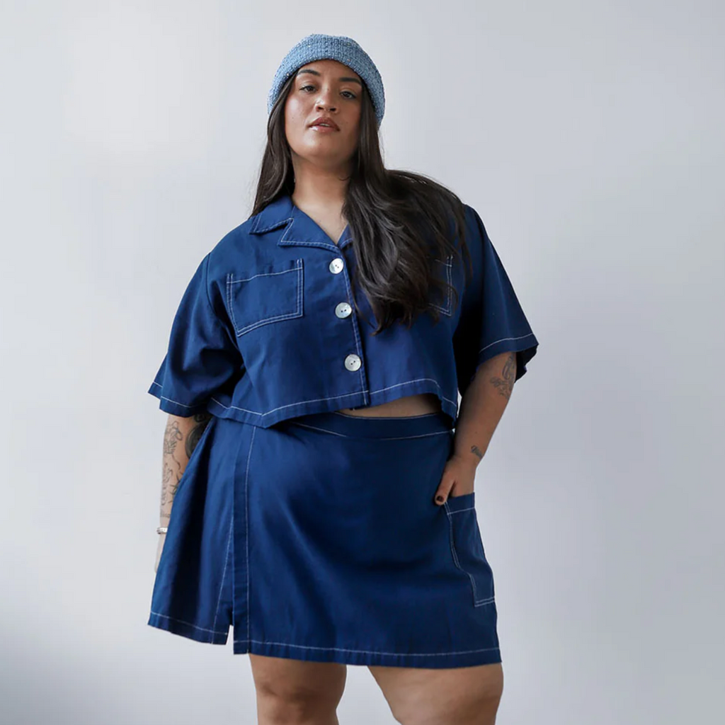 Utility Button Skort