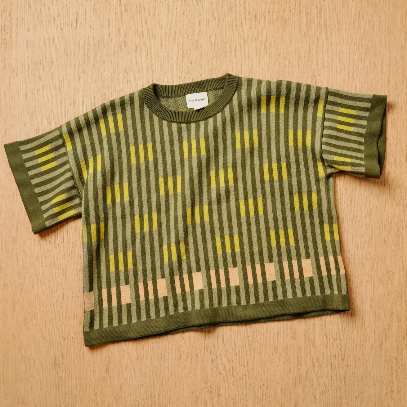 Bauhaus Short Sleeve Sweater Tee - Prasiolite