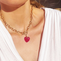 Toggle Heart Necklace