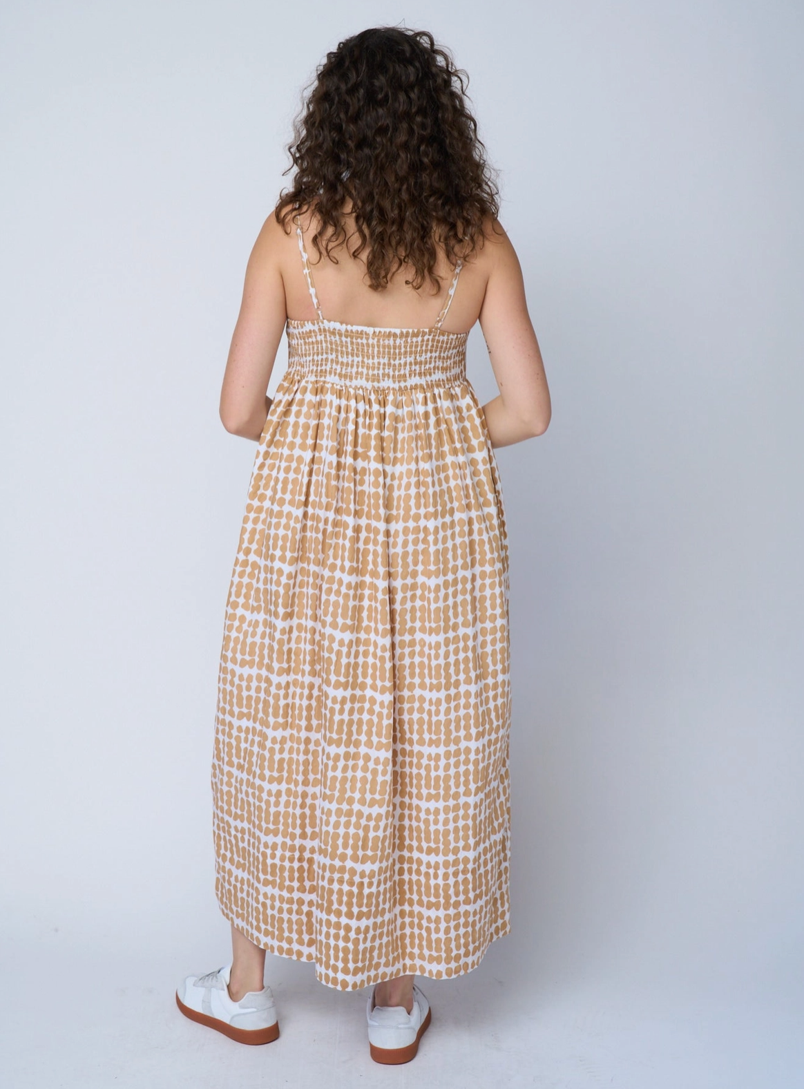 Hamptons Dress - Messy Dot Baked Clay