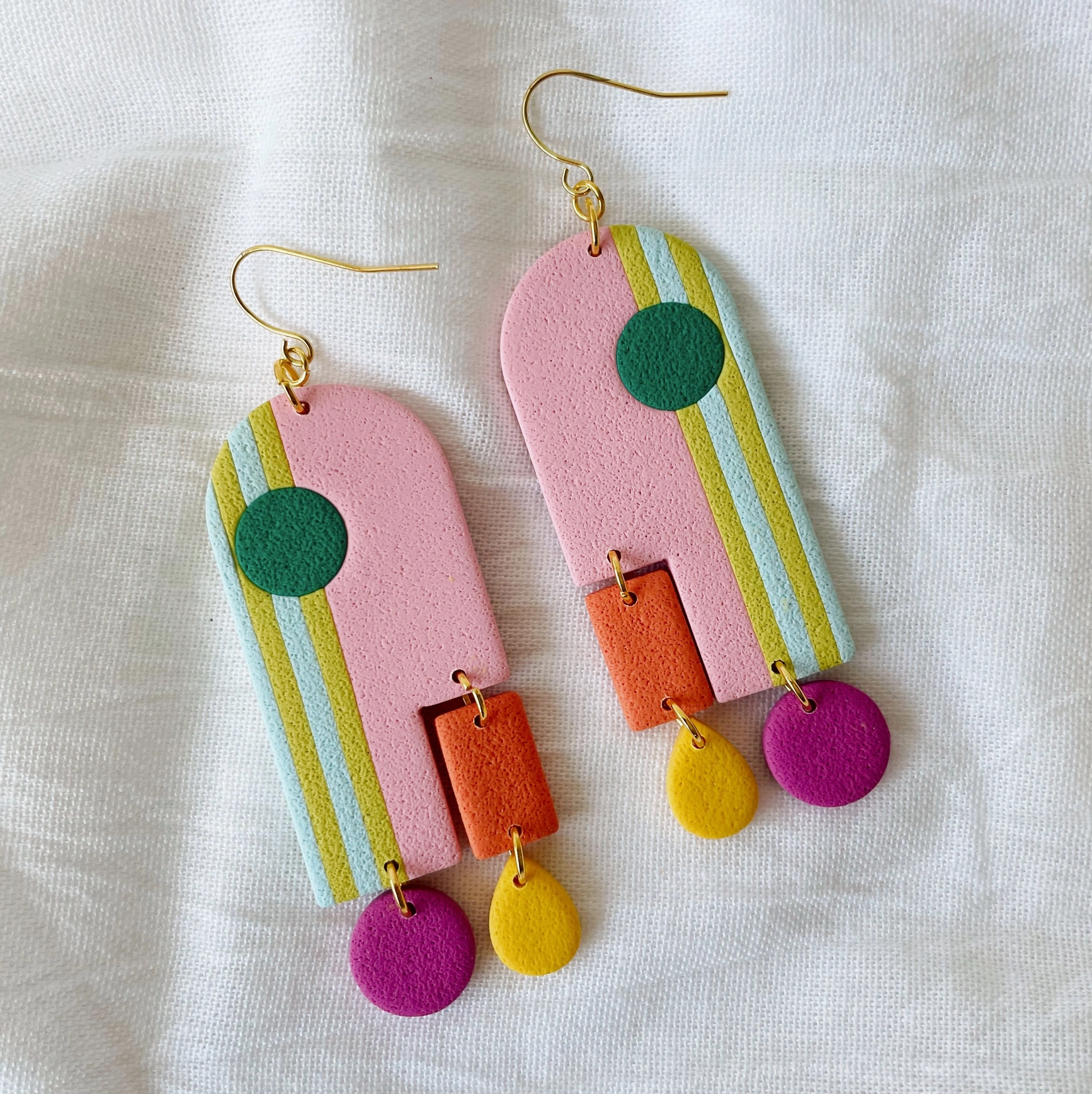 Zelda | Polymer Clay Earrings