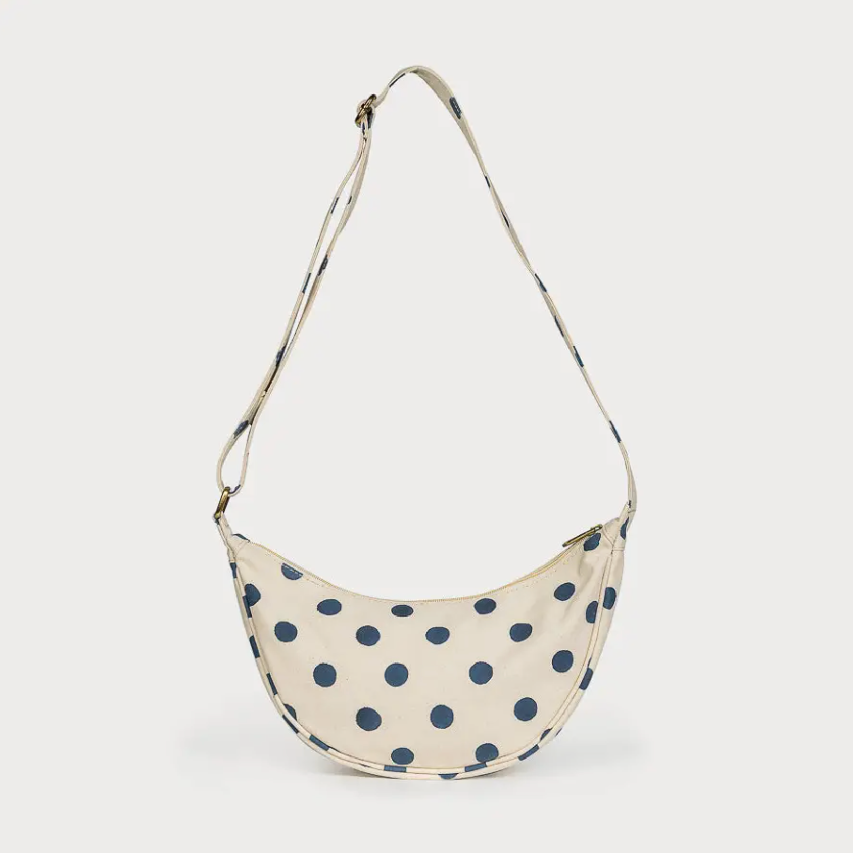 Moon Sling Bag - Indigo Dot