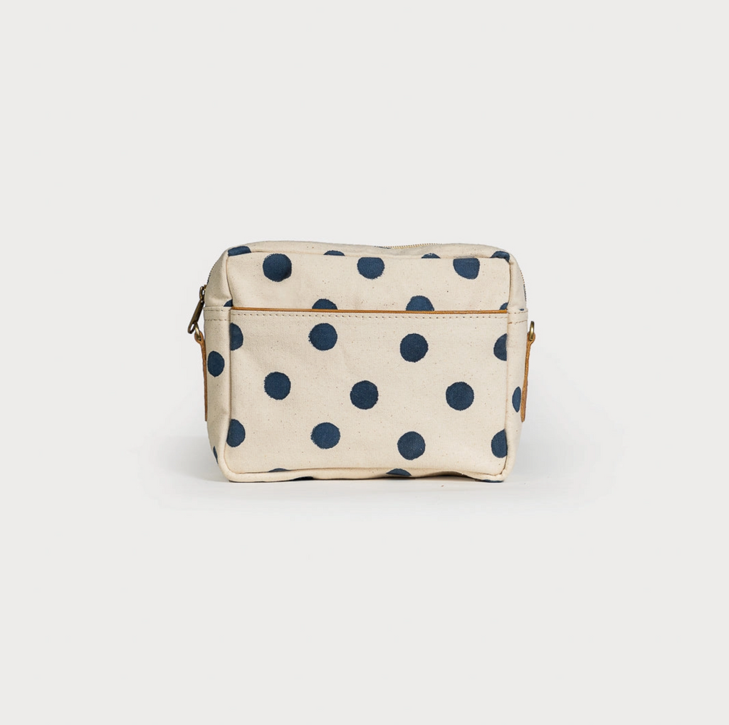 Camera Bag - Indigo Dot