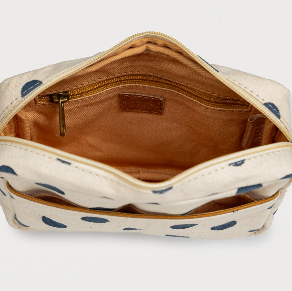 Camera Bag - Indigo Dot