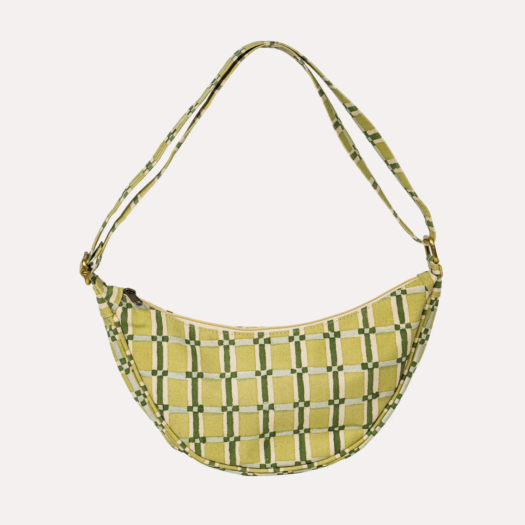 Moon Sling Bag - Moss Check