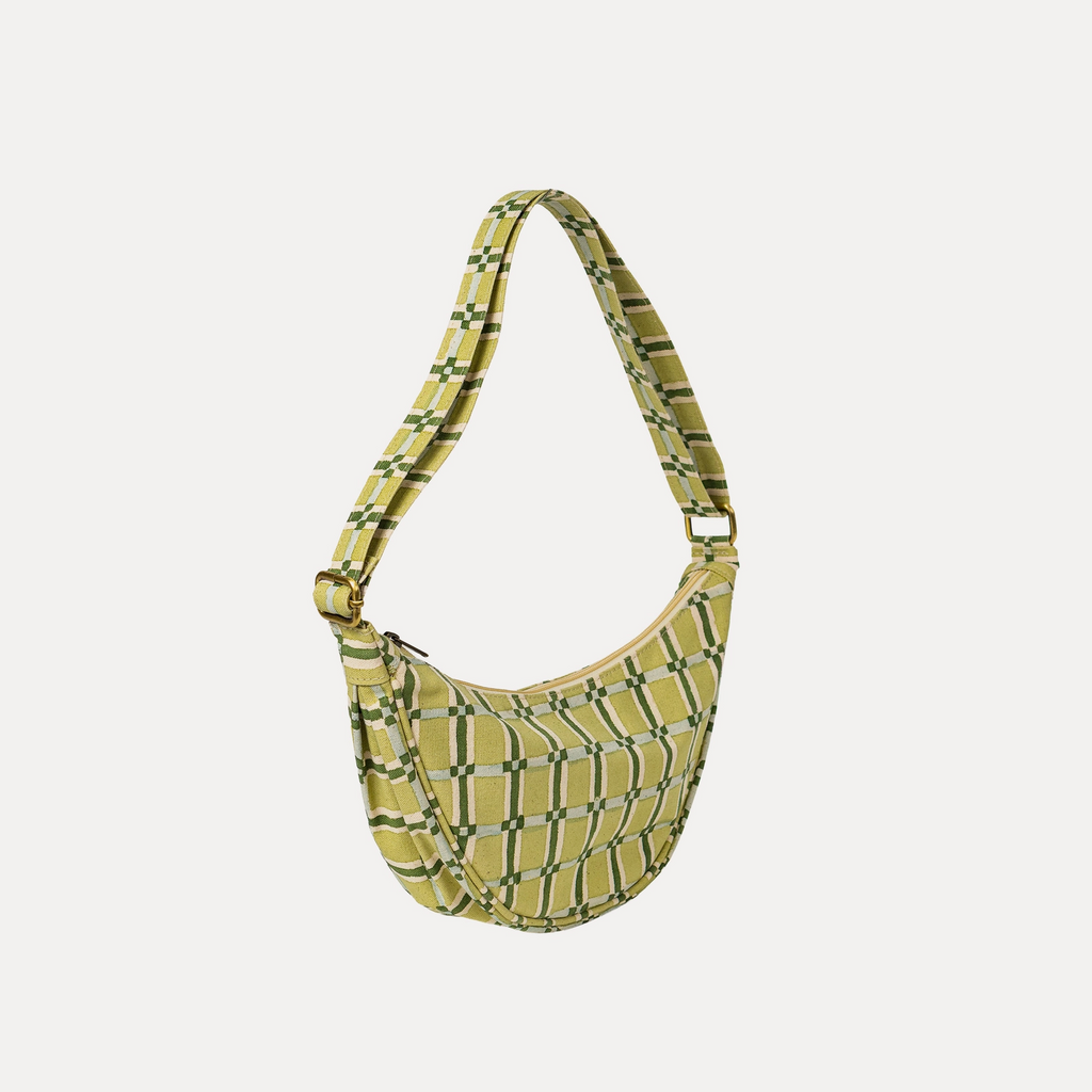 Moon Sling Bag - Moss Check