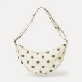 Moon Sling Bag - Olive Dot