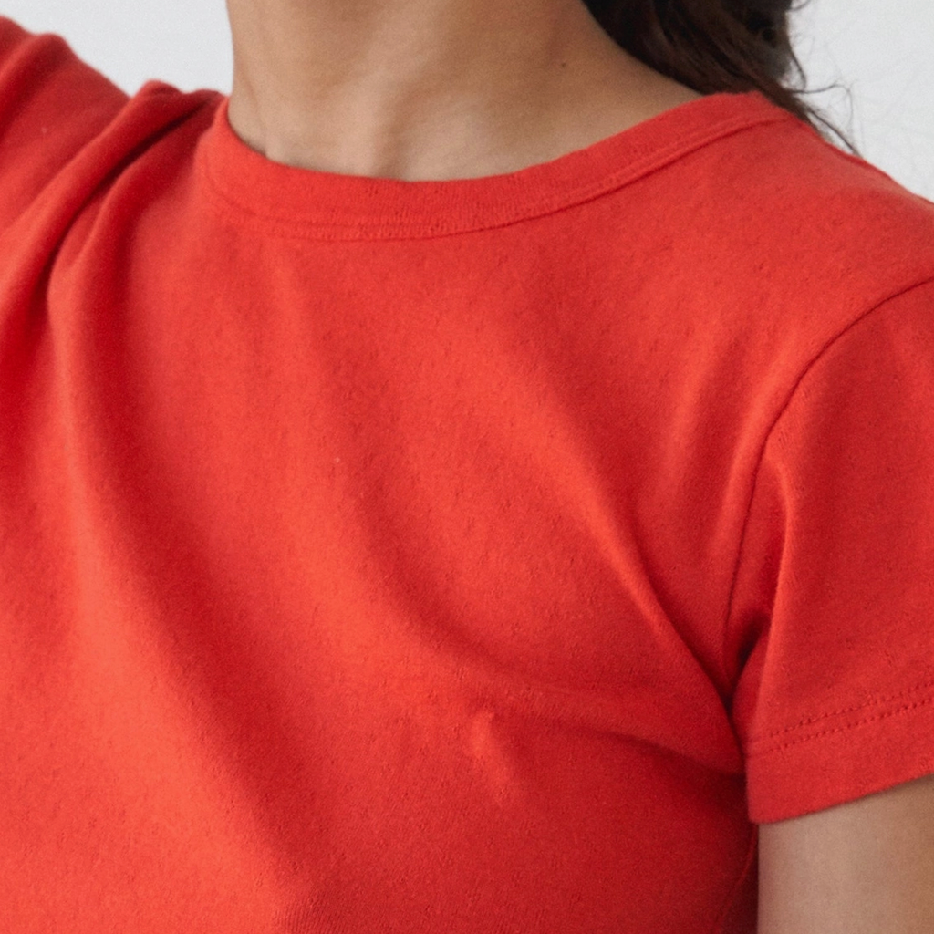 Pointelle Baby Tee
