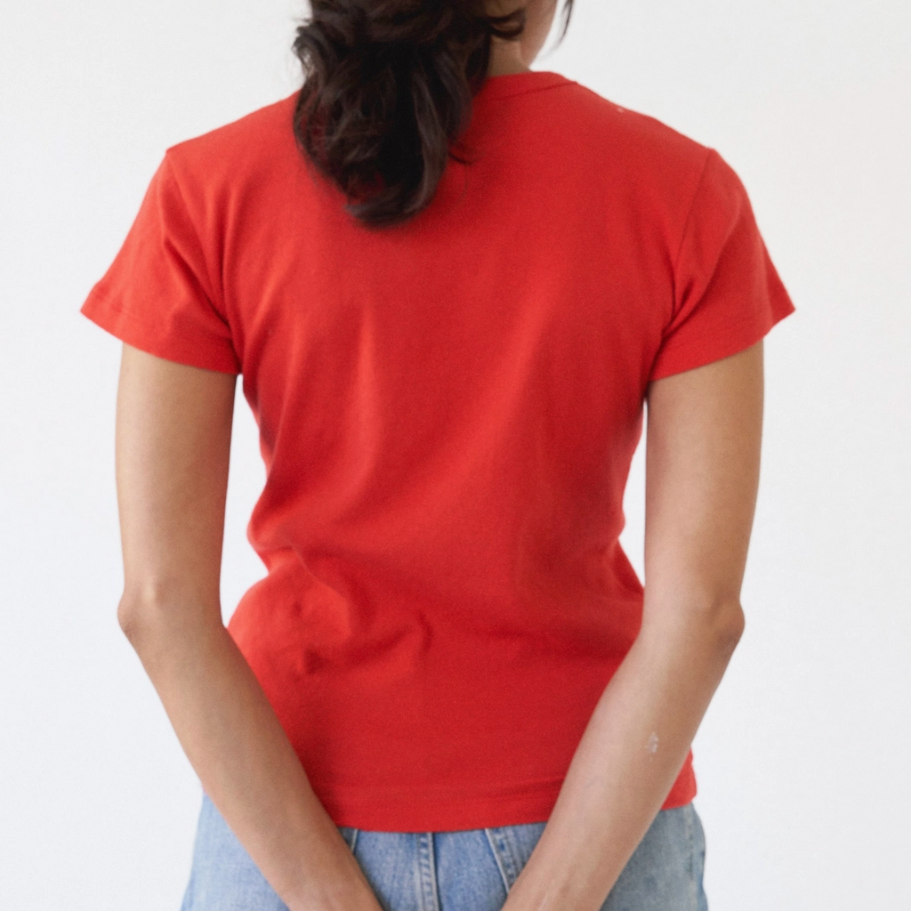 Pointelle Baby Tee