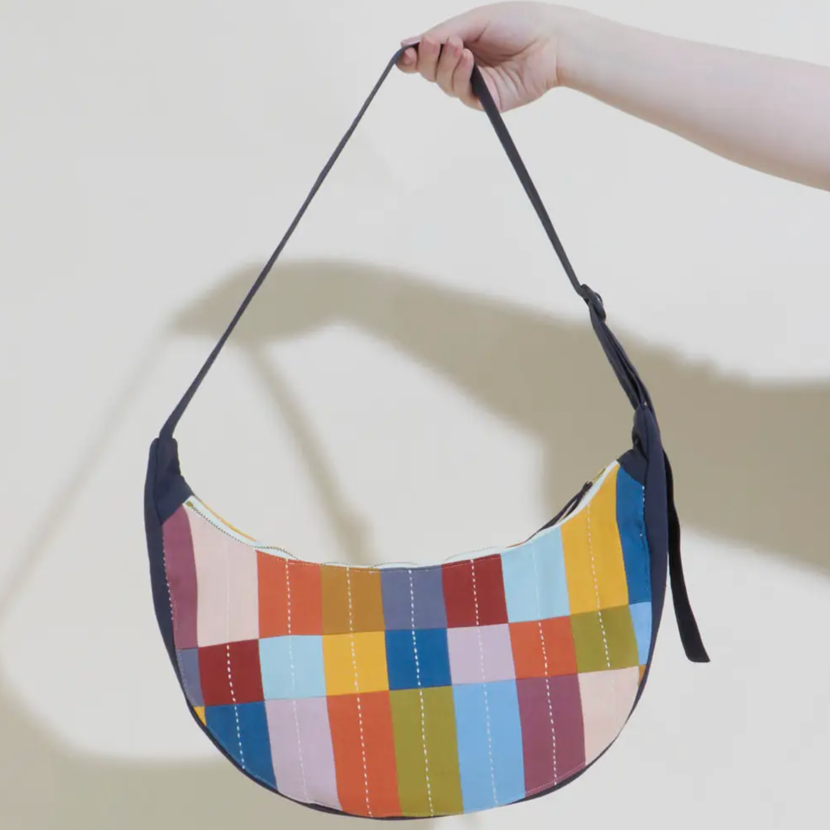 Mosaic Crescent Bag