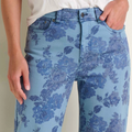 Balsam Cutoff Jean - Weathered Blue Print