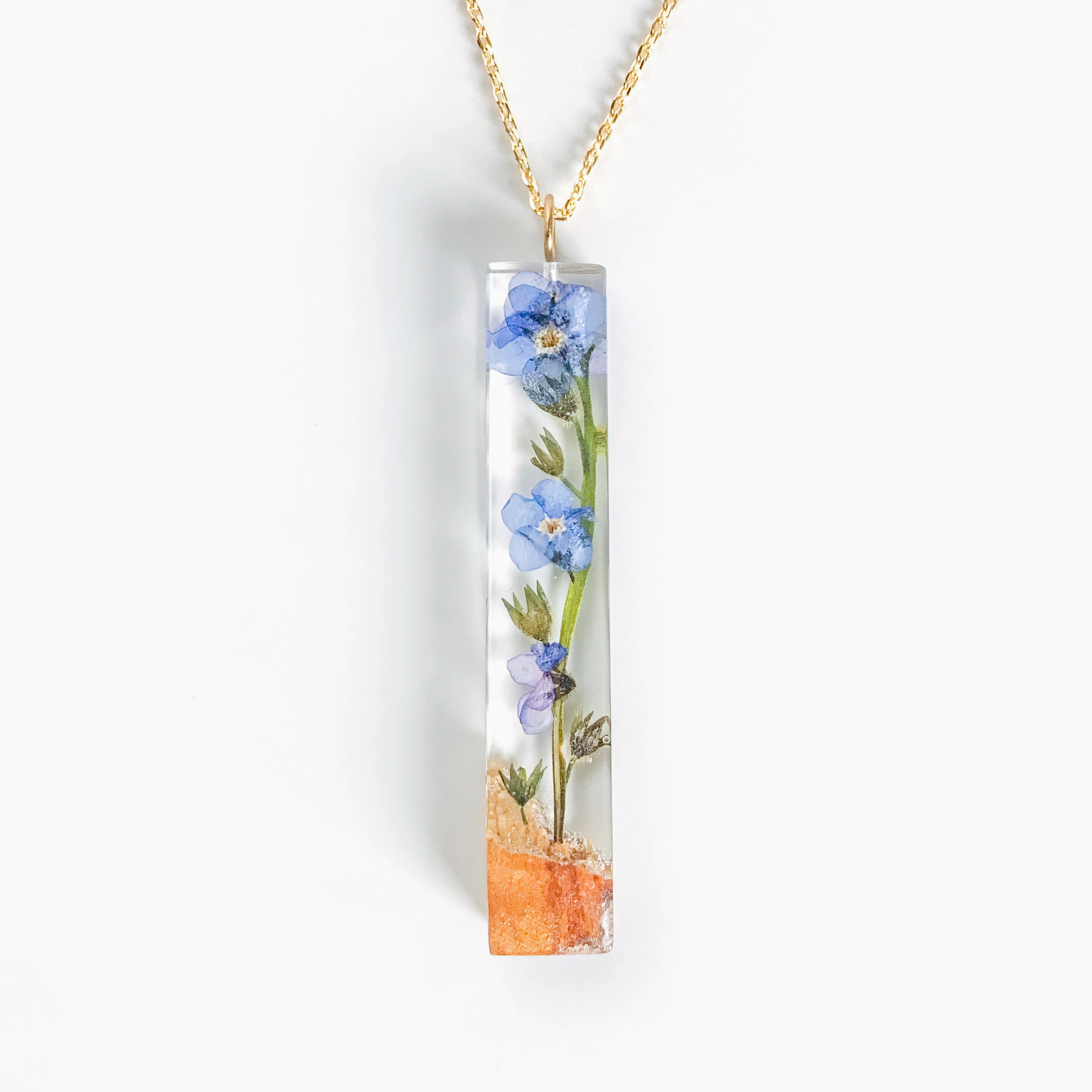 Forget Me Not Palito Necklace