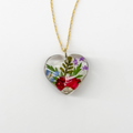 Botanical Heart Pendant