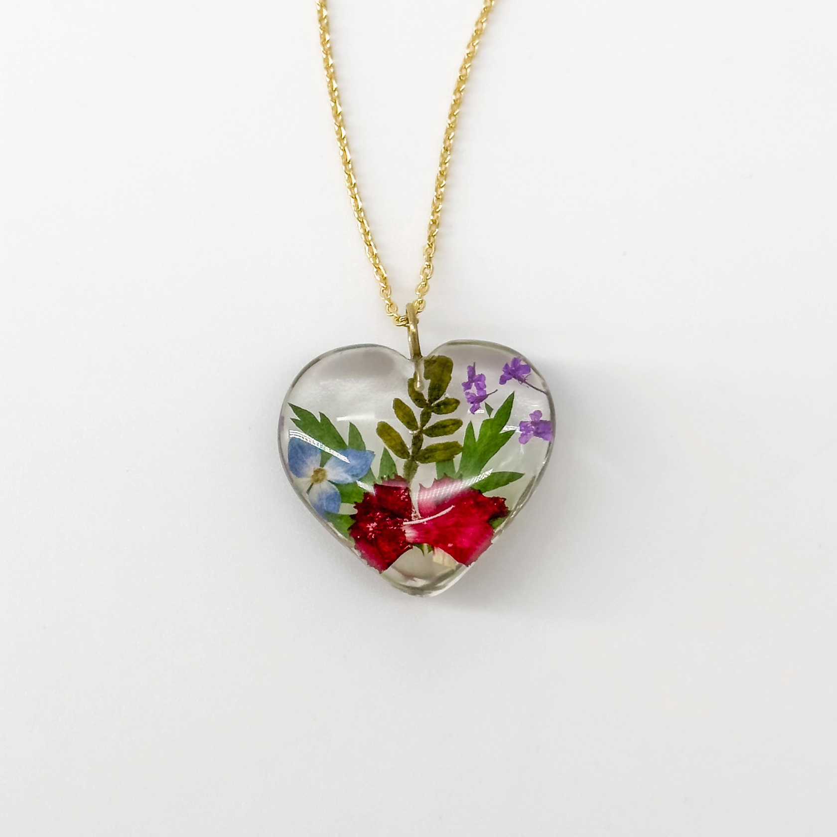 Botanical Heart Pendant